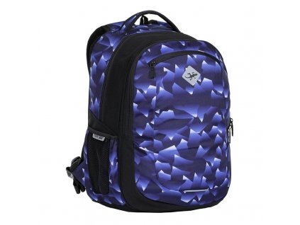 Studentský batoh 2v1 VIKI Crystal blue + Pouzdro zdarma