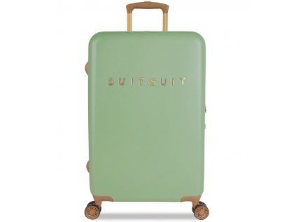 Cestovní kufr SUITSUIT® TR-7103/3-M - Fab Seventies Basil Green + Pouzdro zdarma