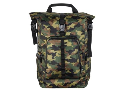 Batoh na notebook Roll-Top pro vel. 15,6“ (40 cm), maskáčový