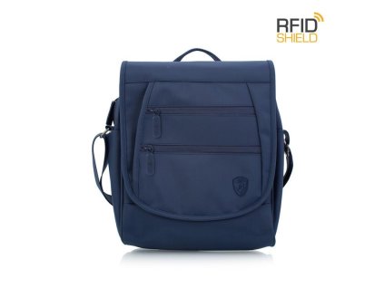 Heys HiLite RFID Crossbody Messenger Navy + Pouzdro zdarma