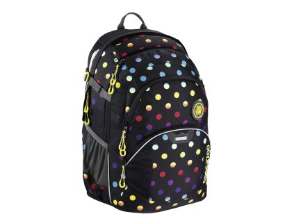 Školní batoh Coocazoo JobJobber2, Magic Polka Colorful + PowerBanka nebo pouzdro zdarma