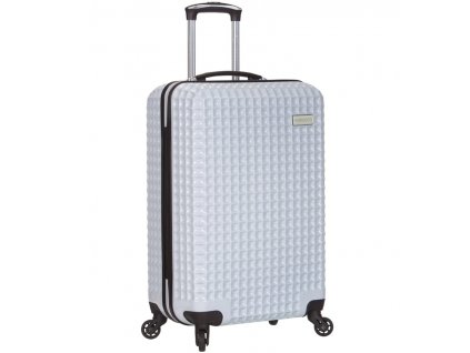 Kabinové zavazadlo SIROCCO T-1195/3-S PC - bílá + pouzdro zdarma