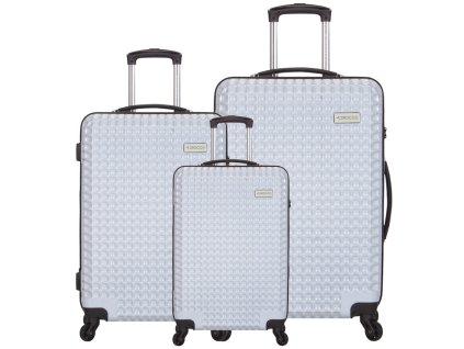 Sada cestovních kufrů SIROCCO T-1195/3 PC - bílá