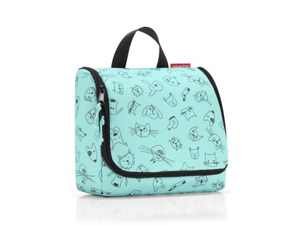 Reisenthel Toiletbag Kids Cats and dogs mint