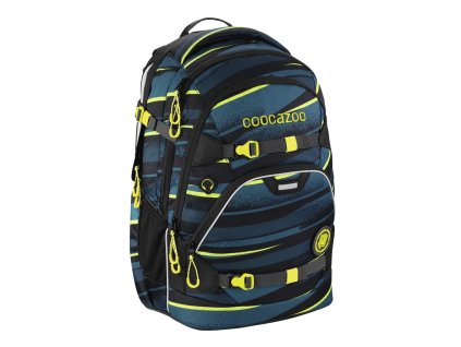 Školní batoh Coocazoo ScaleRale, Wild Stripe, certifikát AGR + Pouzdro zdarma