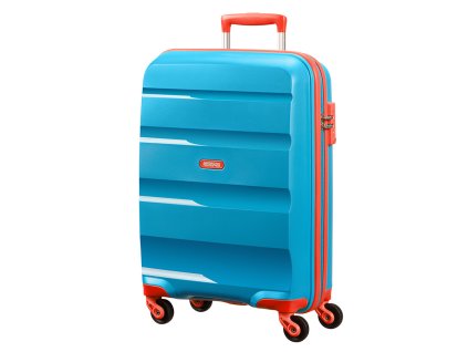 American Tourister BON AIR SPINNER L - SKY BLUE/ORANGE + PowerBanka nebo pouzdro zdarma