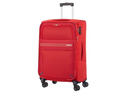 American Tourister SUMMER VOYAGER SPINNER 68 EXP M - RIBBON RED + PowerBanka nebo pouzdro zdarma