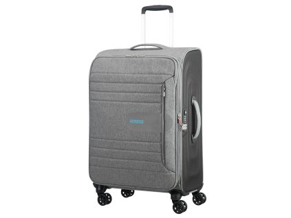 American Tourister SONICSURFER SPINNER 68 EXP M - METAL GREY + PowerBanka nebo pouzdro zdarma