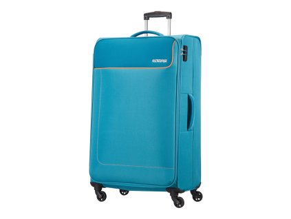 American Tourister FUNSHINE SPINNER 79 L - BLUE OCEAN + Pouzdro zdarma