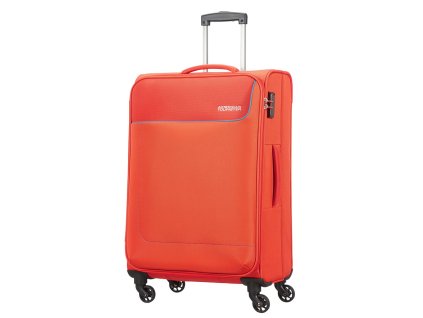 American Tourister FUNSHINE SPINNER 66 M - MANDARINA + PowerBanka nebo pouzdro zdarma