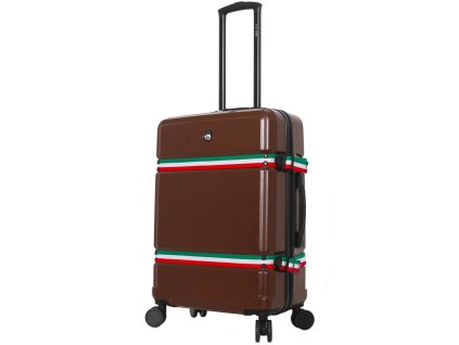 Cestovní kufr MIA TORO M1543/3-M - hnědá + PowerBanka nebo pouzdro zdarma