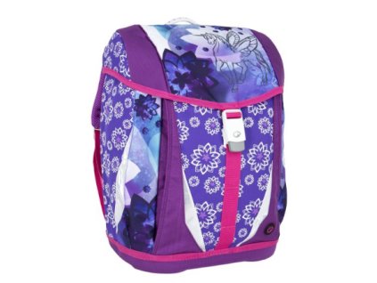 Bagmaster POLO 6 A VIOLET/PINK Dívčí školní aktovka pro prvňáčka + Pouzdro zdarma