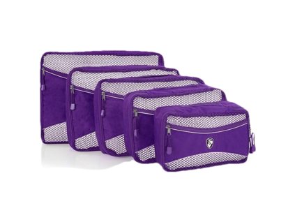 Heys Eco Packing Cube 5pc Set II Purple