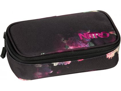 132263 nitro penal pencil case xl black rose