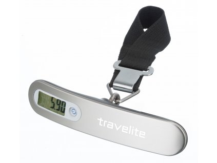 165527 travelite luggage scale silver