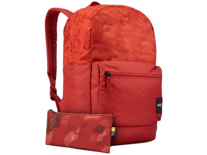 Case Logic Founder batoh 26L CCAM2126 - cihlově červený se vzorem