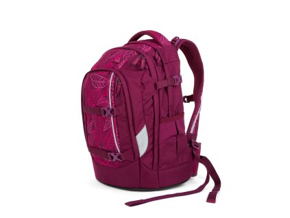 SAT SIN 001 9H3 satch pack Rucksack Purple Leaves 02