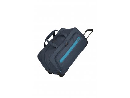 177911 travelite madeira wheeled duffle navy blue