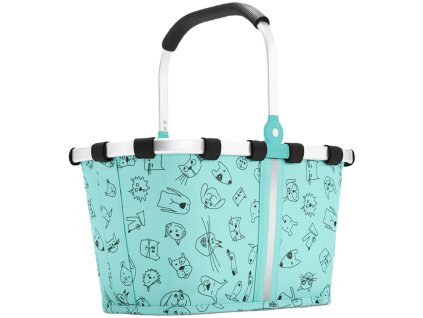 Reisenthel Carrybag XS Kids Cats and dogs mint