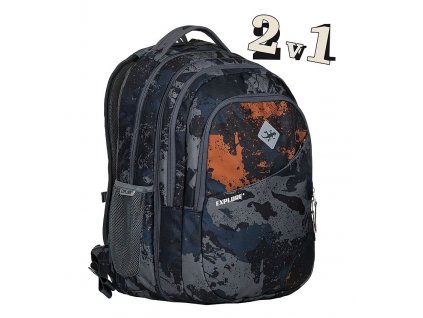 179003 studentsky batoh 2v1 daniel camouflage