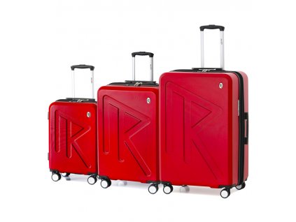 180446 sada cestovnich kufru raido numero uno red mood line