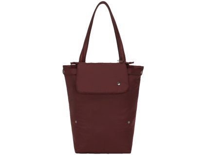 PACSAFE taška CITYSAFE CX PACKABLE VERTICAL TOTE merlot