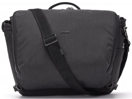 181838 pacsafe taska intasafe x 13 laptop messenger black