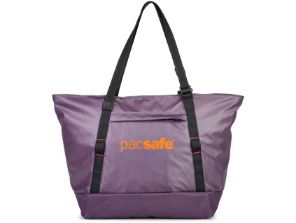 181847 pacsafe taska pacsafe dry lite 30l tote plum