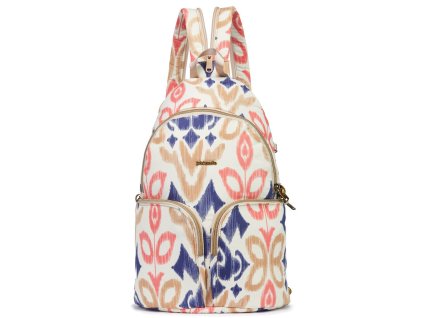 181850 pacsafe batoh stylesafe sling backpack ikat coral