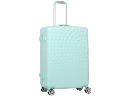 186224 cestovni kufr aerolite t 565 3 m abs svetle zelena