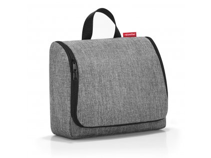 191303 reisenthel toiletbag xl twist silver