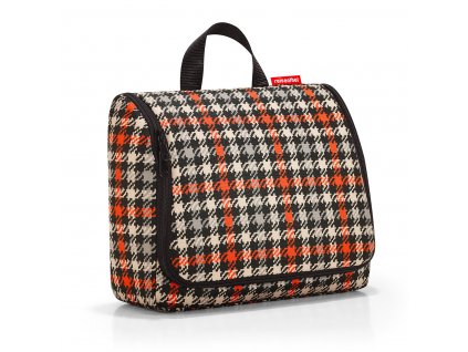 192242 reisenthel toiletbag xl glencheck red