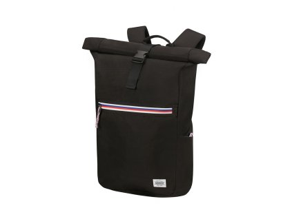 204947 american tourister upbeat rolltop lapt bp 14 1 zip black 24 29l