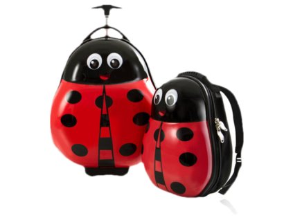 Heys Travel Tots Lightweight Kids Lady Bug – sada batohu a kufru