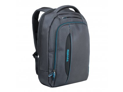 Travelite Crosslite Backpack Slim Anthracite 16 l + Pouzdro zdarma