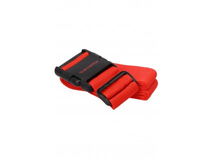 Travelite Luggage Strap Red - ochranný popruh