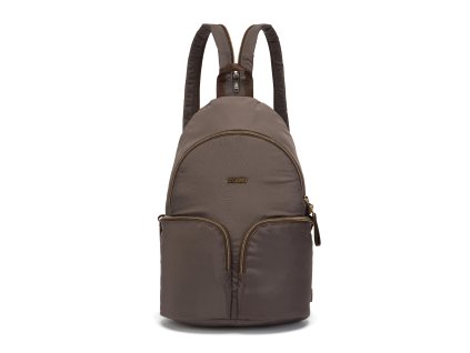 PACSAFE batoh STYLESAFE SLING BACKPACK mocha