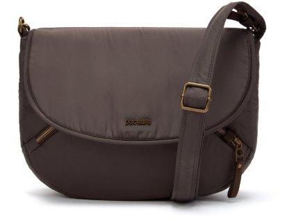 PACSAFE kabelka STYLESAFE CROSSBODY mocha + Pouzdro zdarma