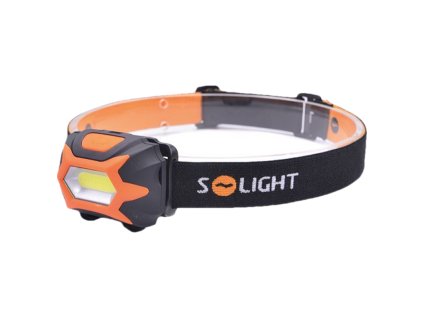 Solight čelová LED svítilna, 3W COB, 3x AAA