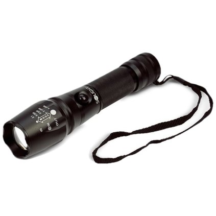 Solight profesionální nabíjecí LED svítilna, T6 XML Cree LED, 600lm, Li-Ion