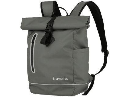 Pánský batoh Travelite Basics Roll-up Plane Anthracite, barva šedá ,Objem 11 - 20 litrů