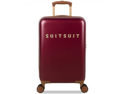 Kabinové zavazadlo SUITSUIT® TR-7111/3-S - Classic Biking Red  + Pouzdro zdarma