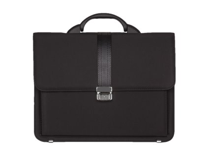 Aktovka REAbags 8003B-T - černá/nikl