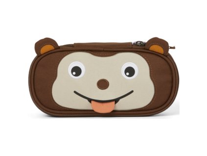 Dětský penál Affenzahn Pencil Case Monkey - brown