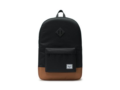 Herschel Heritage Black/Saddle Brown 21,5L + Pouzdro zdarma