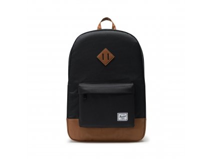 Herschel Heritage Black/Tan Synthetic Leather 21,5L