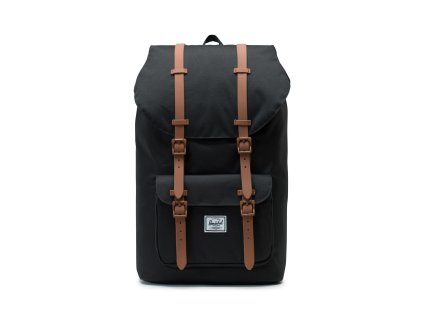 Herschel Little America Black/Saddle Brown 25L