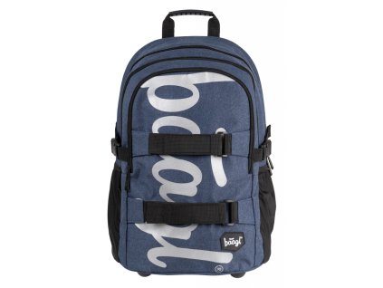 BAAGL Školní batoh skate Blue