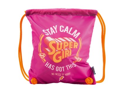 Baagl Sáček na obuv Supergirl – STAY CALM