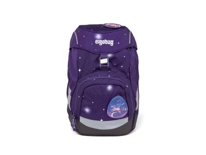 Ergobag PRIME Galaxy fialový + Pouzdro zdarma